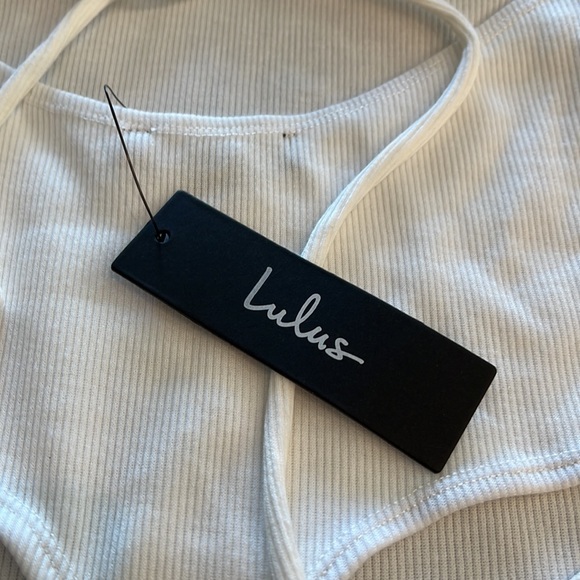 Chic Spin White Sleeveless Lace-Up Backless Bodysuit - Picture 10 of 10